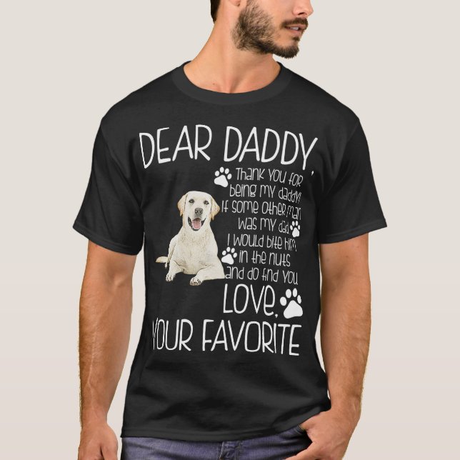 Camiseta Ame seu Tshirt favorito do cão de labrador (Frente)