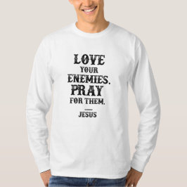 Camiseta Ame Seus Inimigos Jesus Retro Vintage Christian