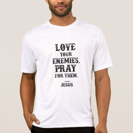 Camiseta Ame Seus Inimigos Jesus Retro Vintage Christian