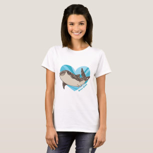 Camiseta Ame seus tubarões de baleia