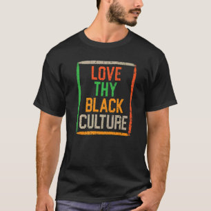 Camiseta Ame Sua Cultura Negra História Negra Mês Preto P