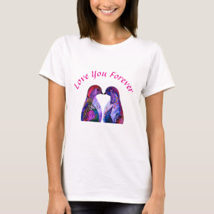 Camiseta "Ame-te para sempre" - A Gentil Abraço do Amor