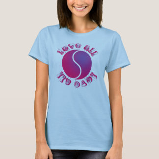Camiseta Ame todo o T do tênis