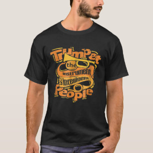 Camiseta Ame Trompete Instrumento Jogador Marcar Banda Engr
