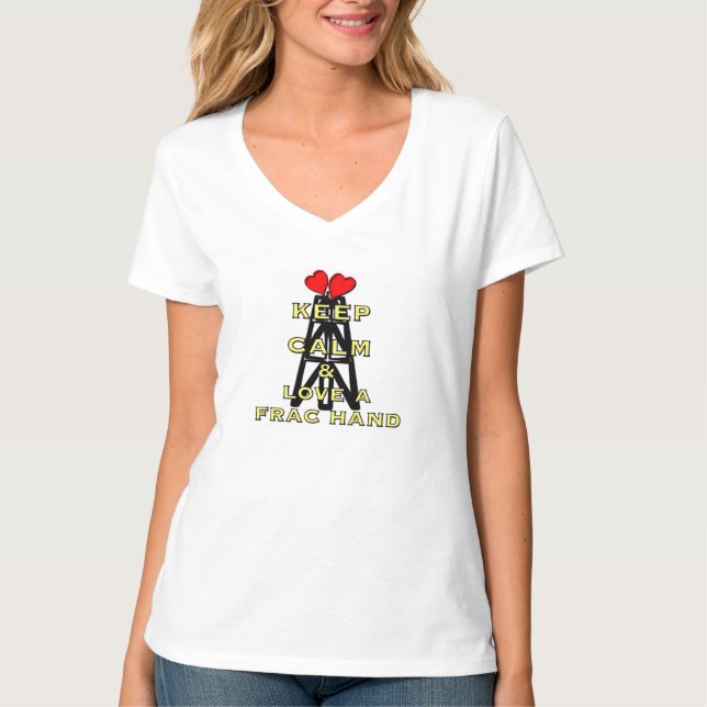 Camiseta Ame uma mão de Frac (Frente)