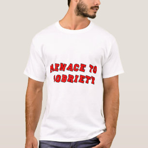 Camiseta Ameaça à sobriedade