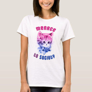 Camiseta Ameaça Bissexual Kitty