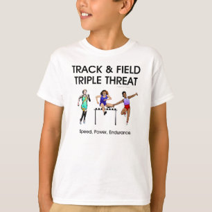 Camiseta Ameaça SUPERIOR triplicar-se da trilha