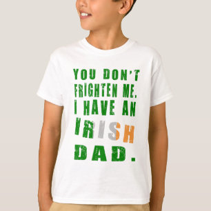 Camiseta Ameaçar Pai Irlandês