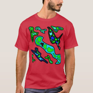 Camiseta ameba landsat