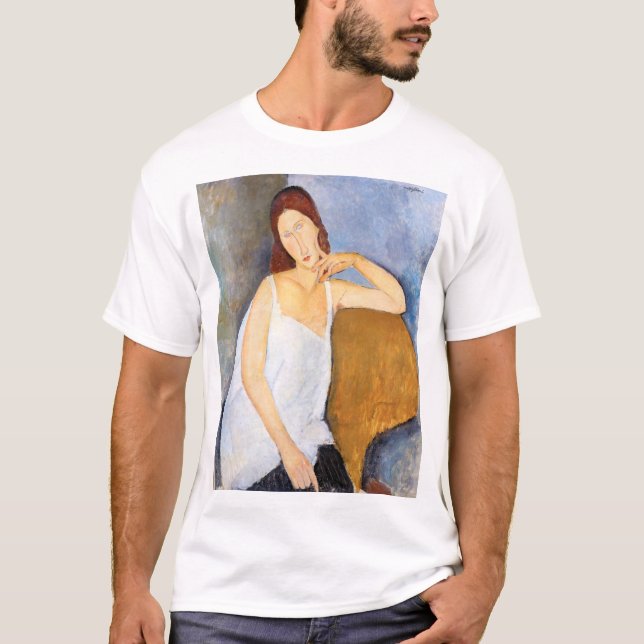 Camiseta Amedeo Modigliani - Jeanne Hebuterne (Frente)