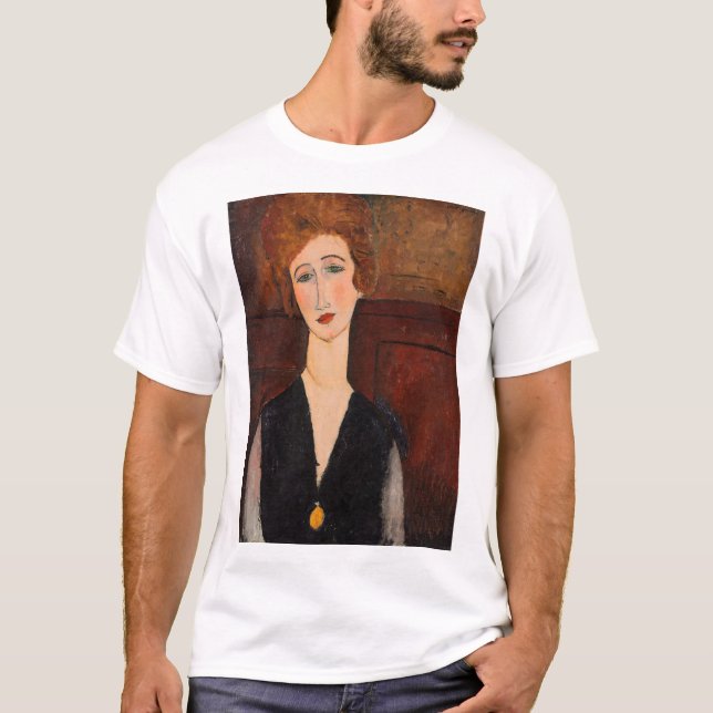 Camiseta Amedeo Modigliani - Retrato de uma Mulher (Frente)