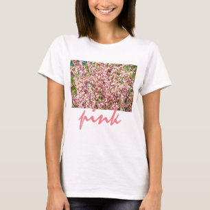 Camiseta Ameixa de Flor
