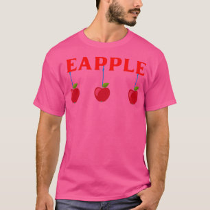 Camiseta Amelho Três maçãs vermelhas 1