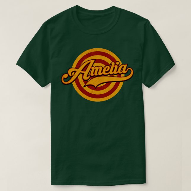 Camiseta Amelia é o meu nome (Frente do Design)