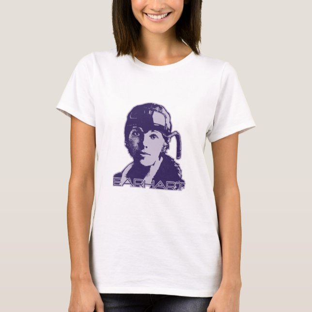 Camiseta Amelia Earhart - 2 (Frente)