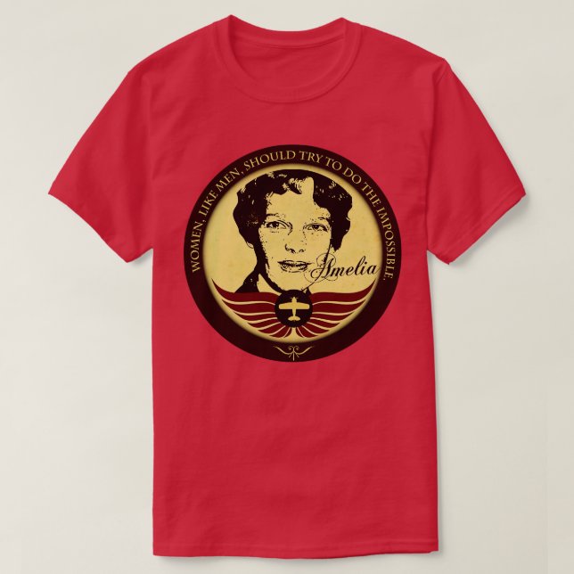 Camiseta Amelia Vintage Classic (Frente do Design)