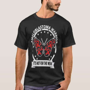 Camiseta Ameloblastoma Warrior, ganhadora de borboletas ver