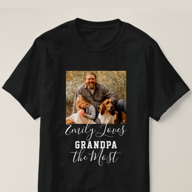 Camiseta AMEM O GRANDPA O Dia de os pais MAIS Personalizado (Criador carregado)