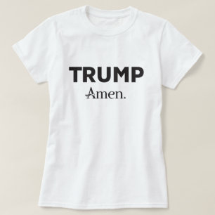Camiseta Amém Trump