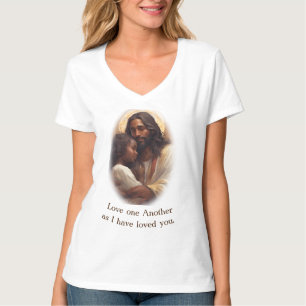 Camiseta Amem uns aos outros como Eu os amei