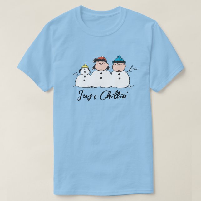 Camiseta Amendoins | 3 Pessoa Snowman (Frente do Design)