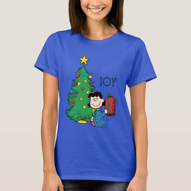 Camiseta Amendoins | Árvore de Natal Lucy (Frente)