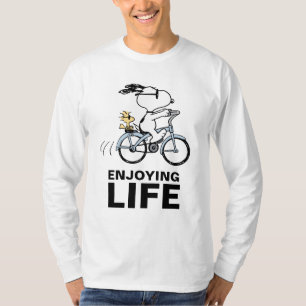 Camiseta Amendoins Bicicleta Snoopy & Woodstock