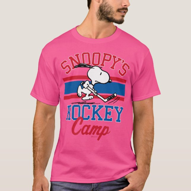 Camiseta Amendoins - Campo De Hóquei De Snoopy (Frente)