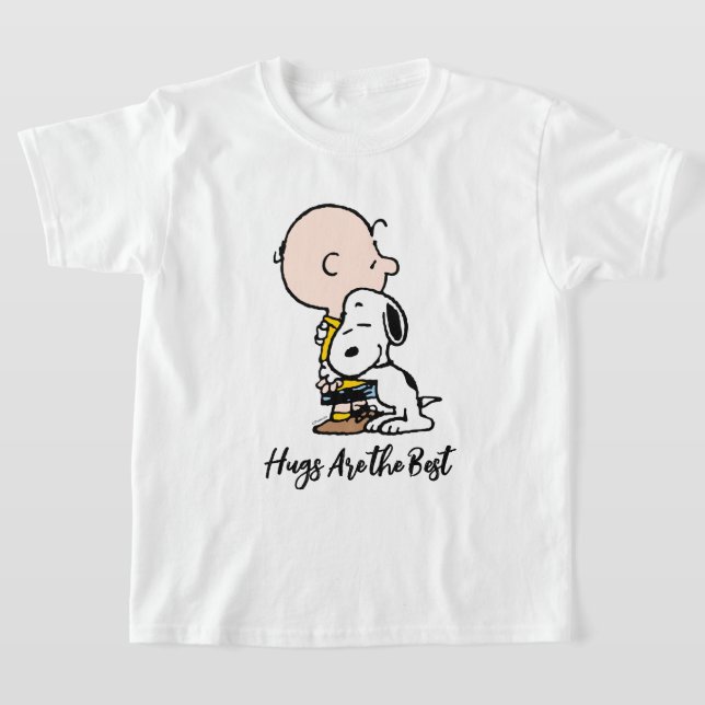 Camiseta Amendoins | Charlie Brown & Snoopy Hug (Postura )