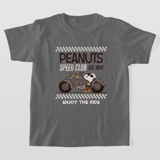 Camiseta Amendoins | Clube de velocidade do Snoopy (Postura )