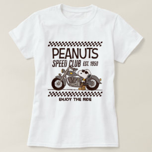 Camiseta Amendoins   Clube de velocidade do Snoopy