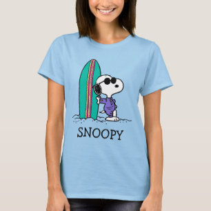 Camiseta Amendoins Coluna Alta do Oceano de Snoopy