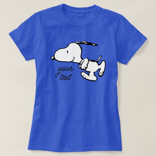 Camiseta Amendoins | Corrida do Snoopy (Frente do Design)
