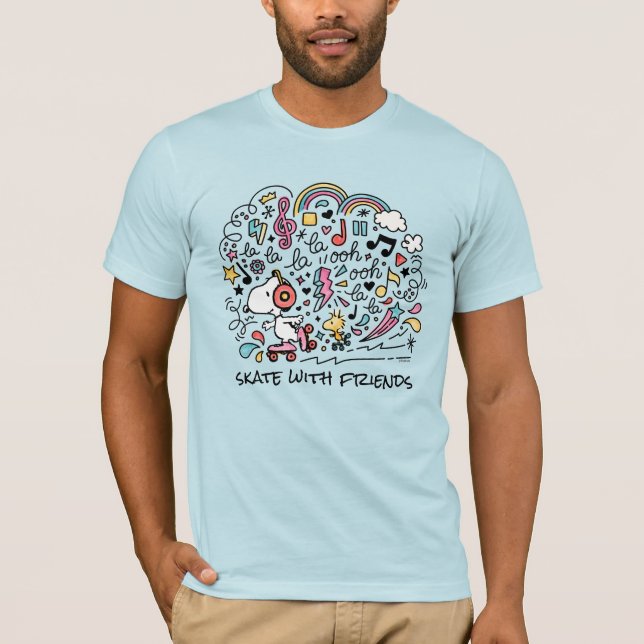 Camiseta Amendoins | Escoamento dos rolos de espigão e de m (Frente)