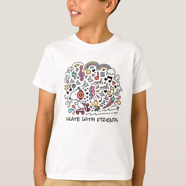 Camiseta Amendoins | Escoamento dos rolos de espigão e de m (Frente)