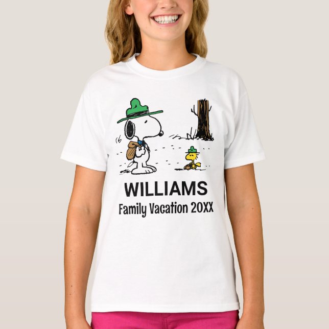 Camiseta Amendoins | Férias Snoopy & Woodstock Family (Frente)