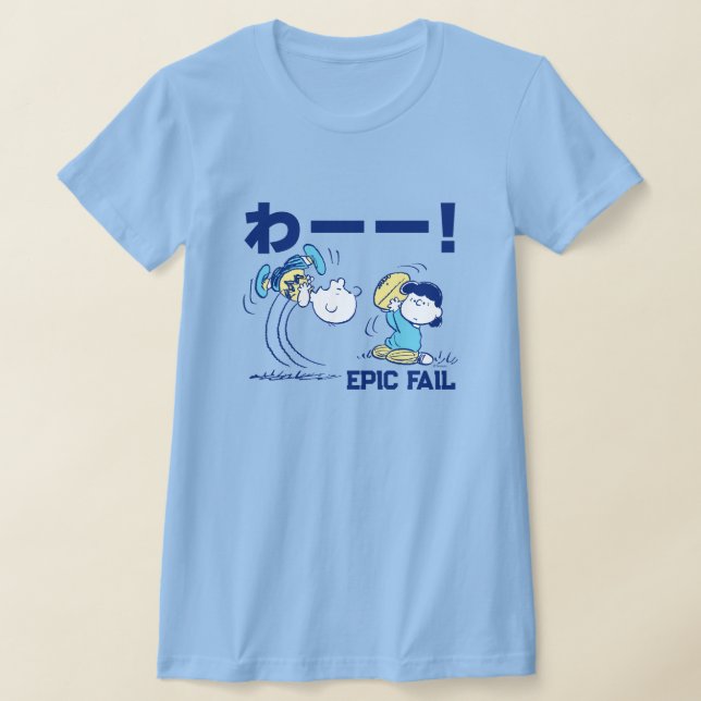 Camiseta Amendoins | Futebol Charlie Brown e Lucy (Postura )