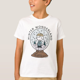 Camiseta Amendoins Globo de Neve Charlie Brown