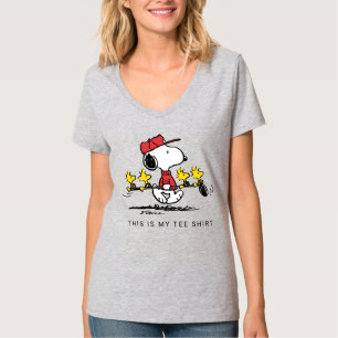Camiseta Amendoins Golfe de espinho, Woodstock e Amigos