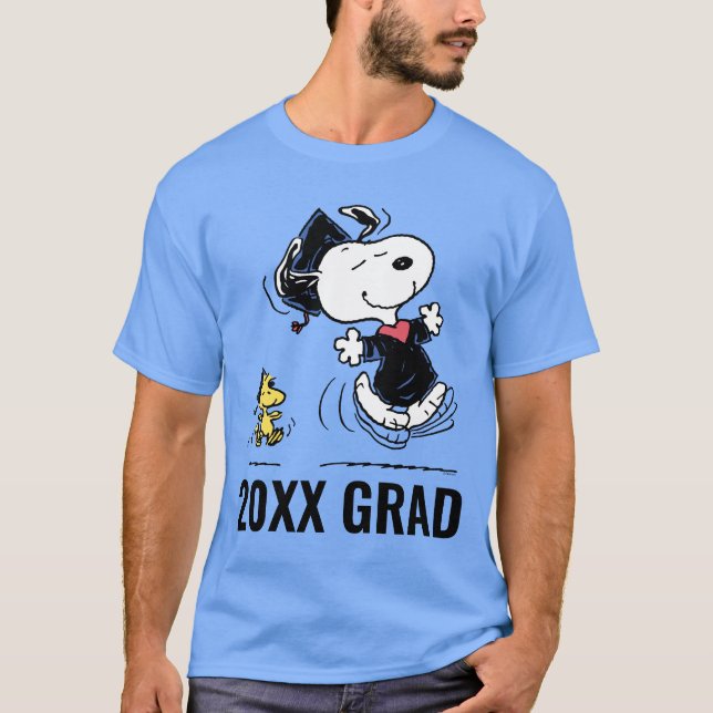 Camiseta Amendoins | Graduação em Snoopy & Woodstock (Frente)