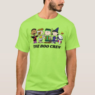 Camiseta Amendoins Halloween A Tripulação De Boo