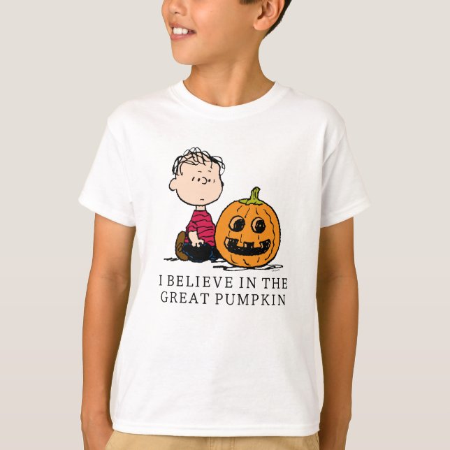 Camiseta Amendoins | Linus & Jack O' Lanterna (Frente)