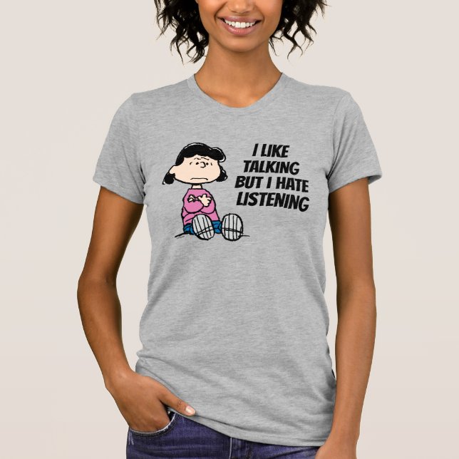 Camiseta Amendoins | Lucy With Arms Crosssed (Frente)