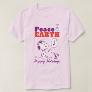Camiseta Amendoins Paz na Terra Snoopy & Woodstock