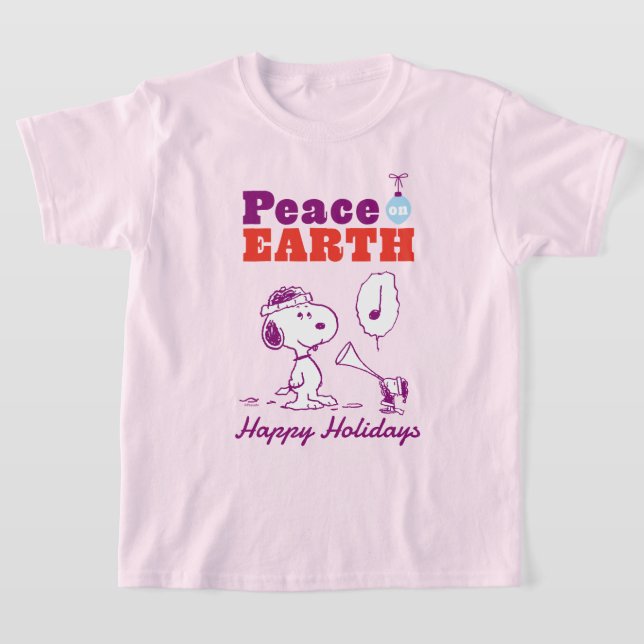 Camiseta Amendoins | Paz na Terra Snoopy & Woodstock (Postura )