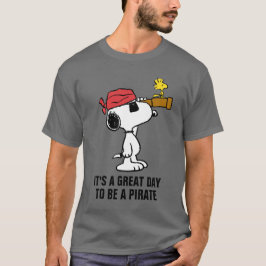 Camiseta Amendoins | Pirata de Esnoopia e Woodstock
