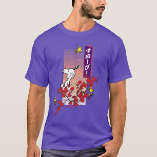 Camiseta Amendoins Ramificação do Snoopy & Woodstock Cher