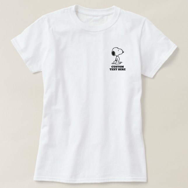 Camiseta Amendoins | Snoopy (Frente do Design)