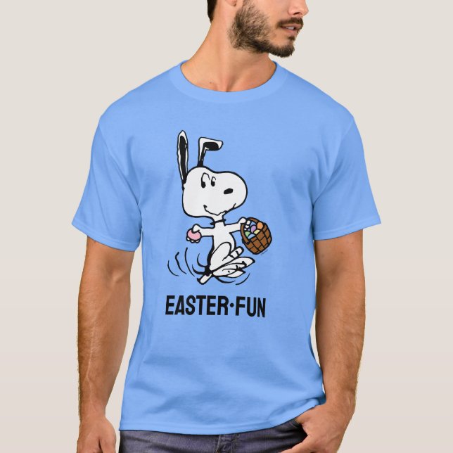 Camiseta Amendoins | Snoopy, Bola Páscoa (Frente)